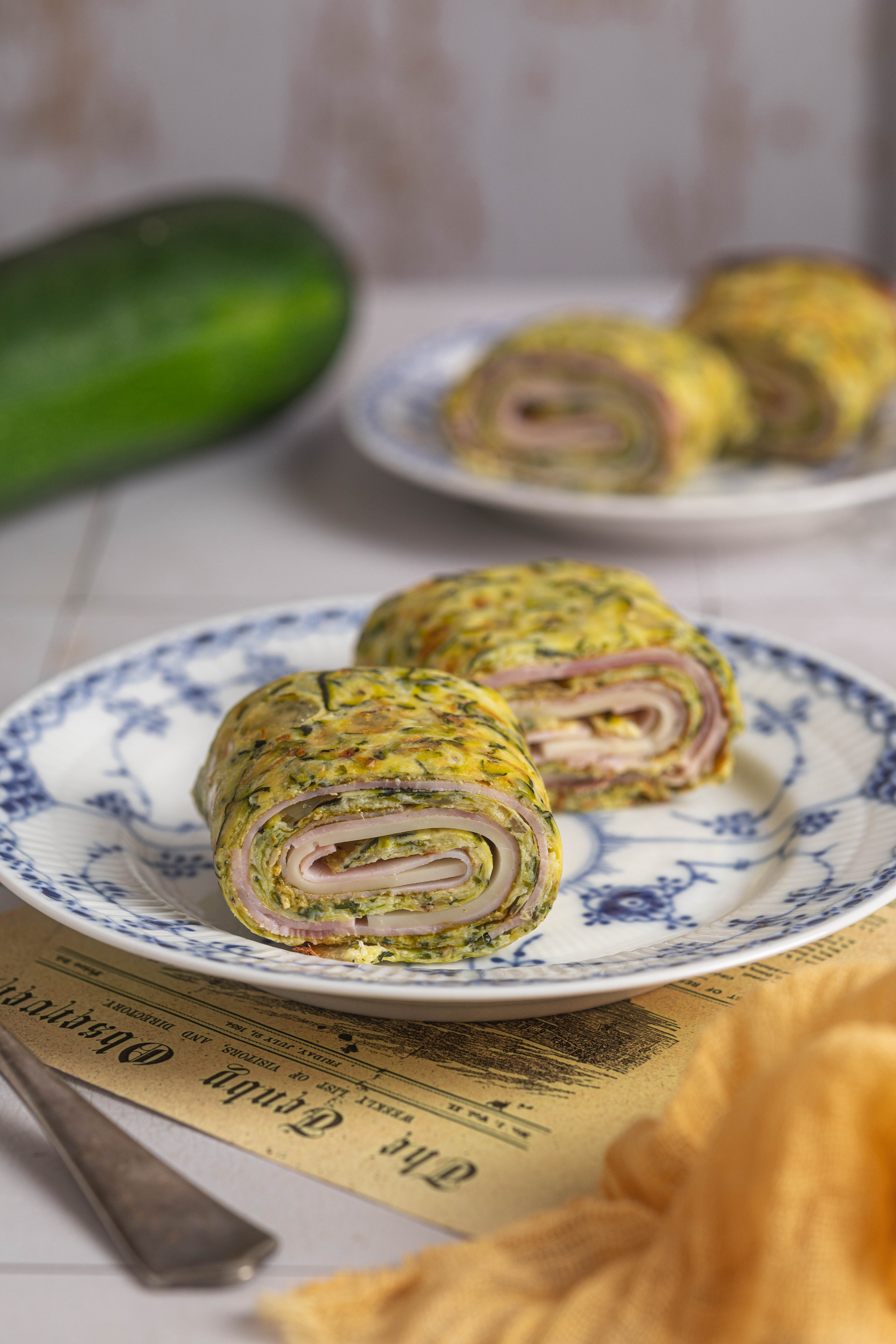 Cuketové pizza rolky