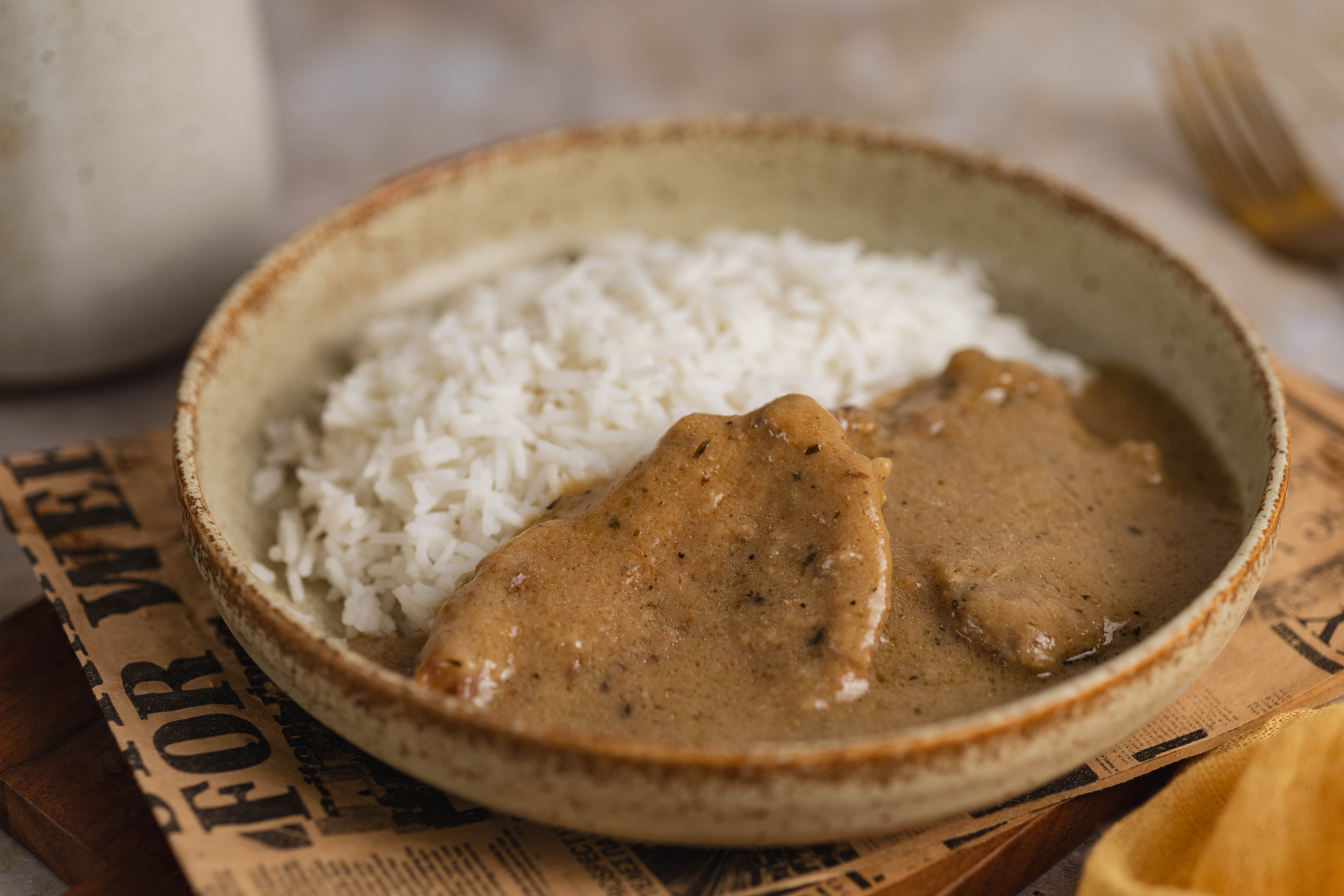 Vepřové plátky s krémovou omáčkou