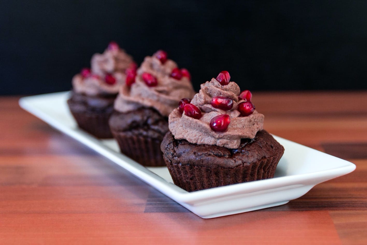 Bezlepkové čokoládové QUINOA cupcakes